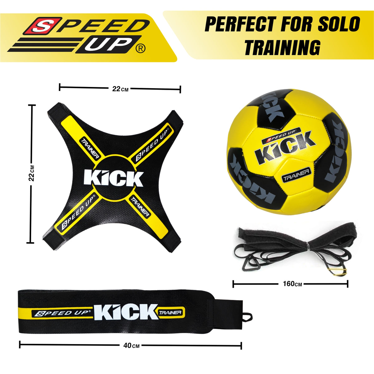 Speed Up Trainer Belt & Football Combo Set