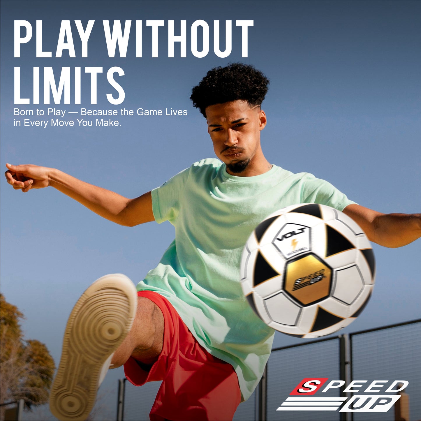 Speed Up Volt Size 5 Hand Stitched Professional Football
