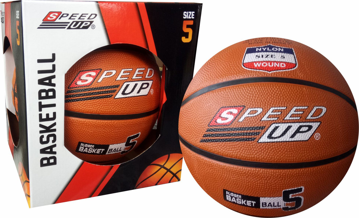 SpeedUp Rubber BasketBall Size 5