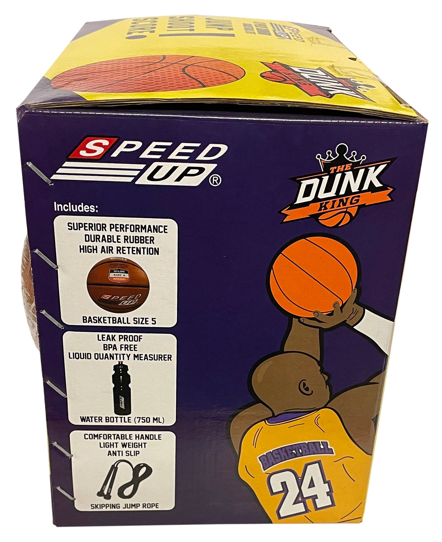 SpeedUp Sports Dunk Size 5 Basketball Combo Set
