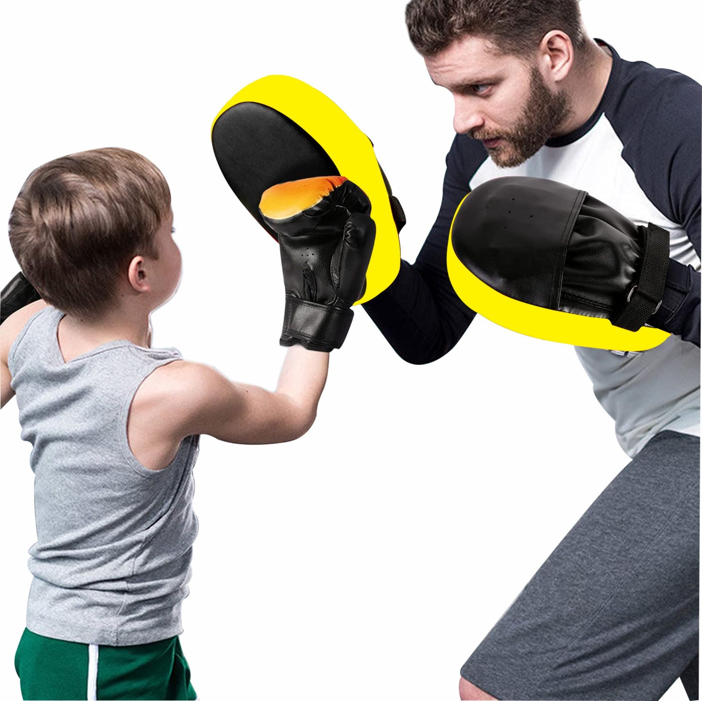 Pow Focus Pads and Gloves set