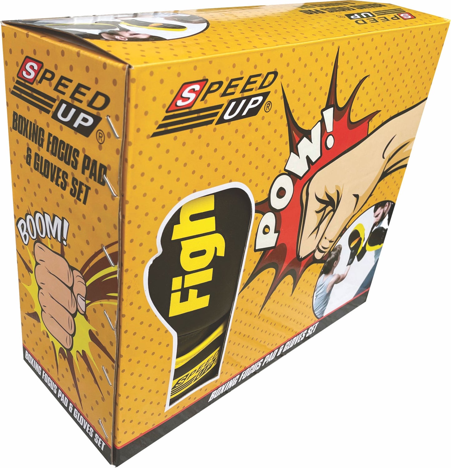 Pow Focus Pads and Gloves set