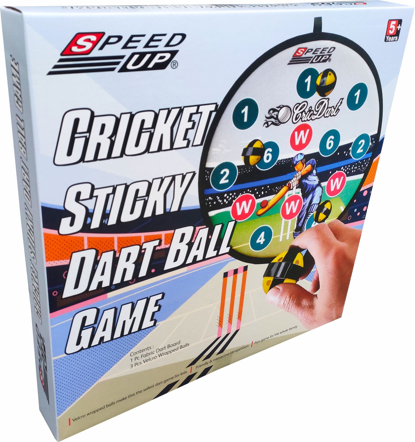 Speed Up Cricket Sticky Dart Ball Game