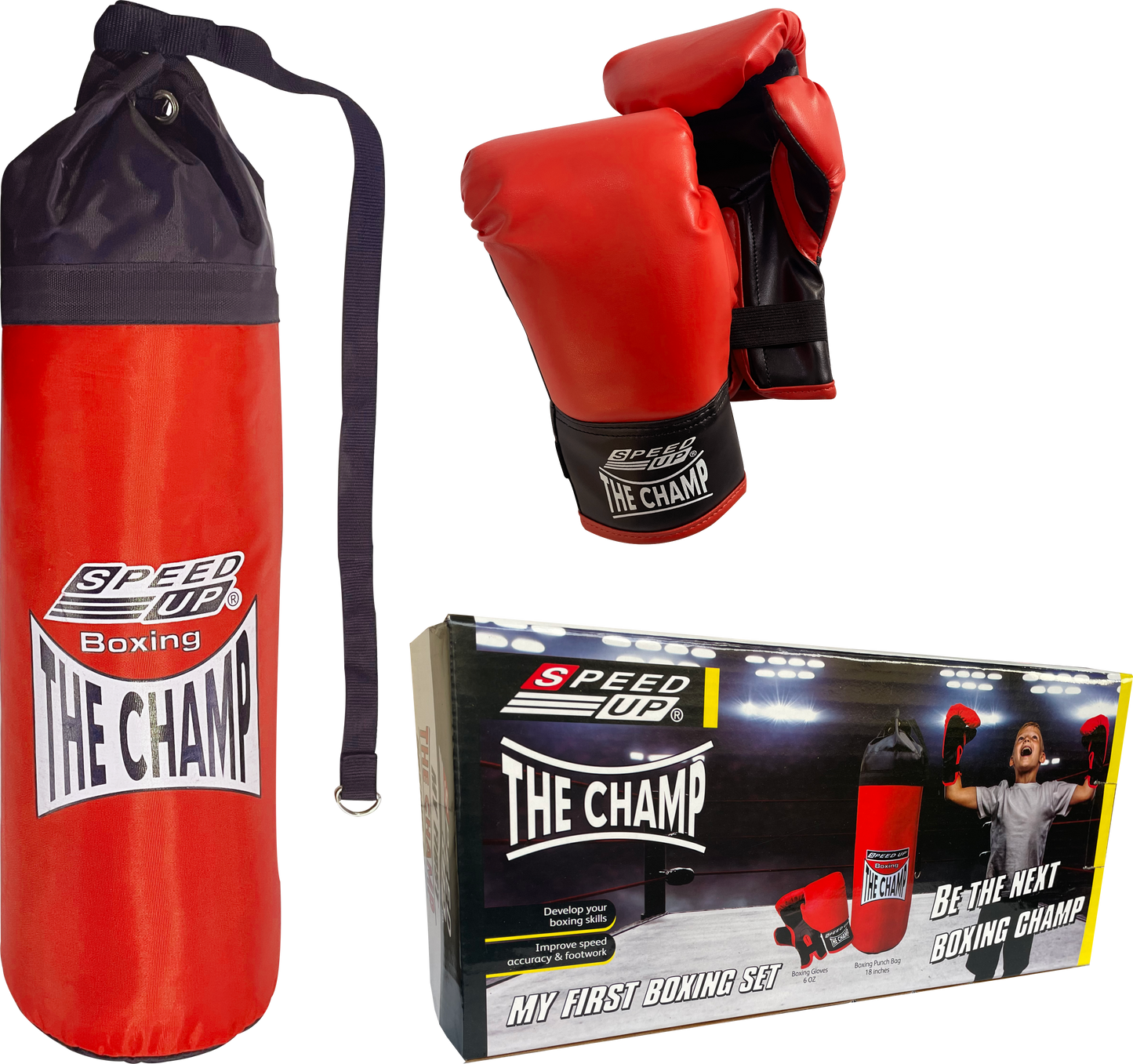 The Champ 2 Piece Kids Boxing Set