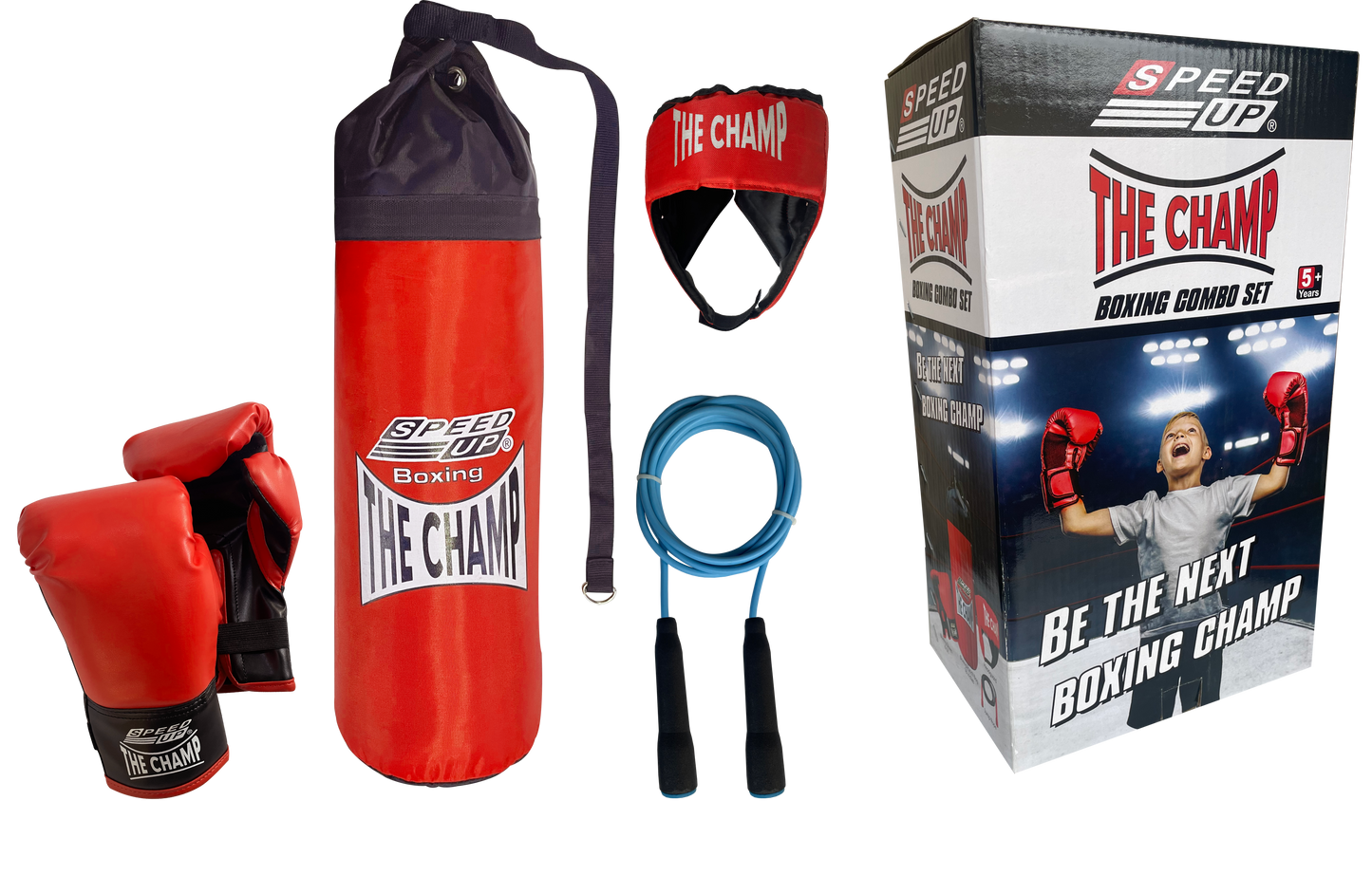 Kids Jumbo Boxing 4 Piece Combo Set