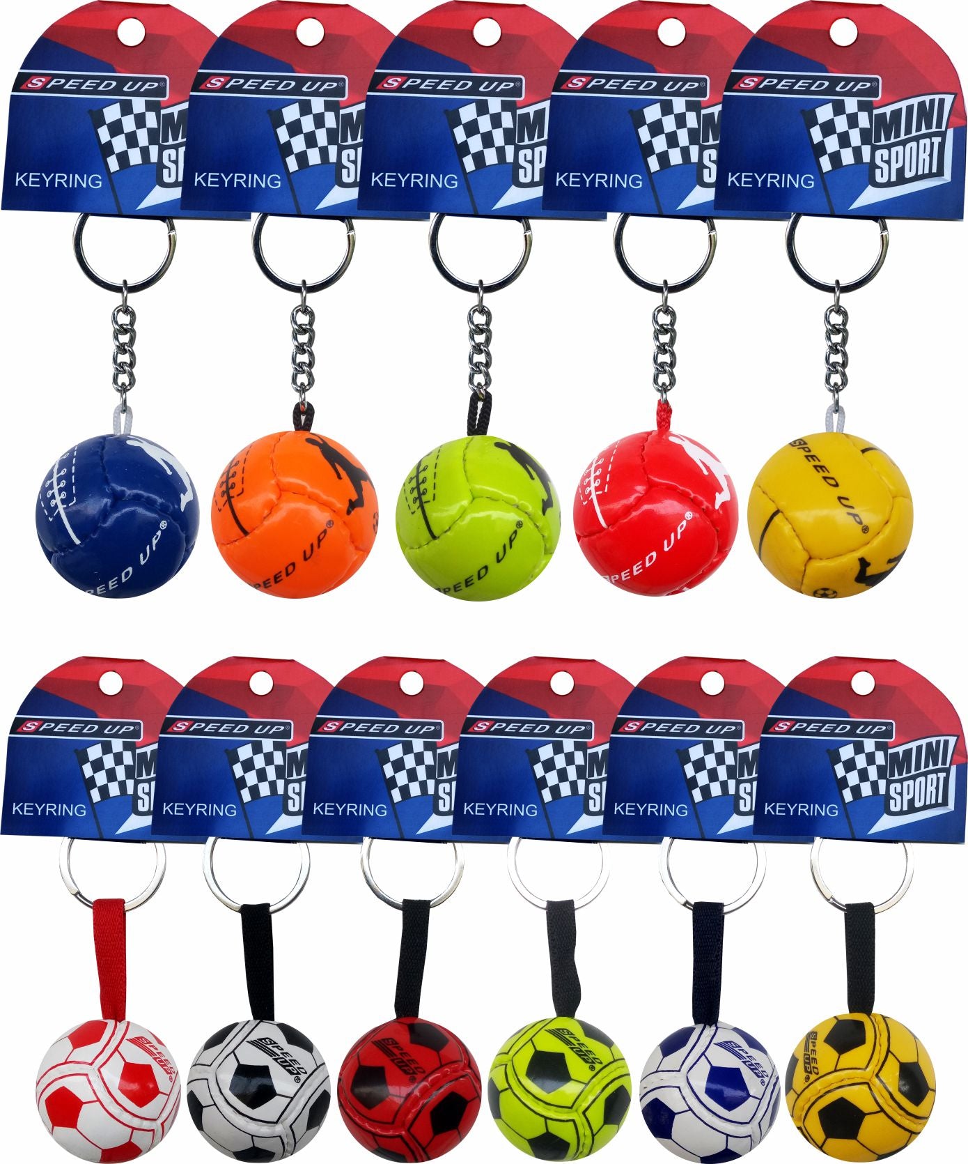 Speed Up Miniature Football KeyRing