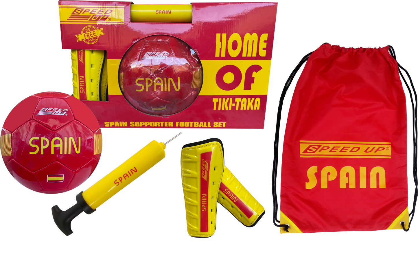 Spain Supporter Football Combo set