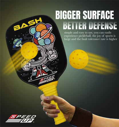 Speed Up Wooden Pickleball Paddle and Ball Set