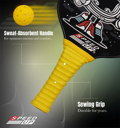 Speed Up Wooden Pickleball Paddle and Ball Set