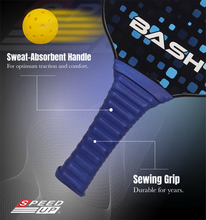 Speed Up Pixel Wooden Pickleball Paddle and Ball Set