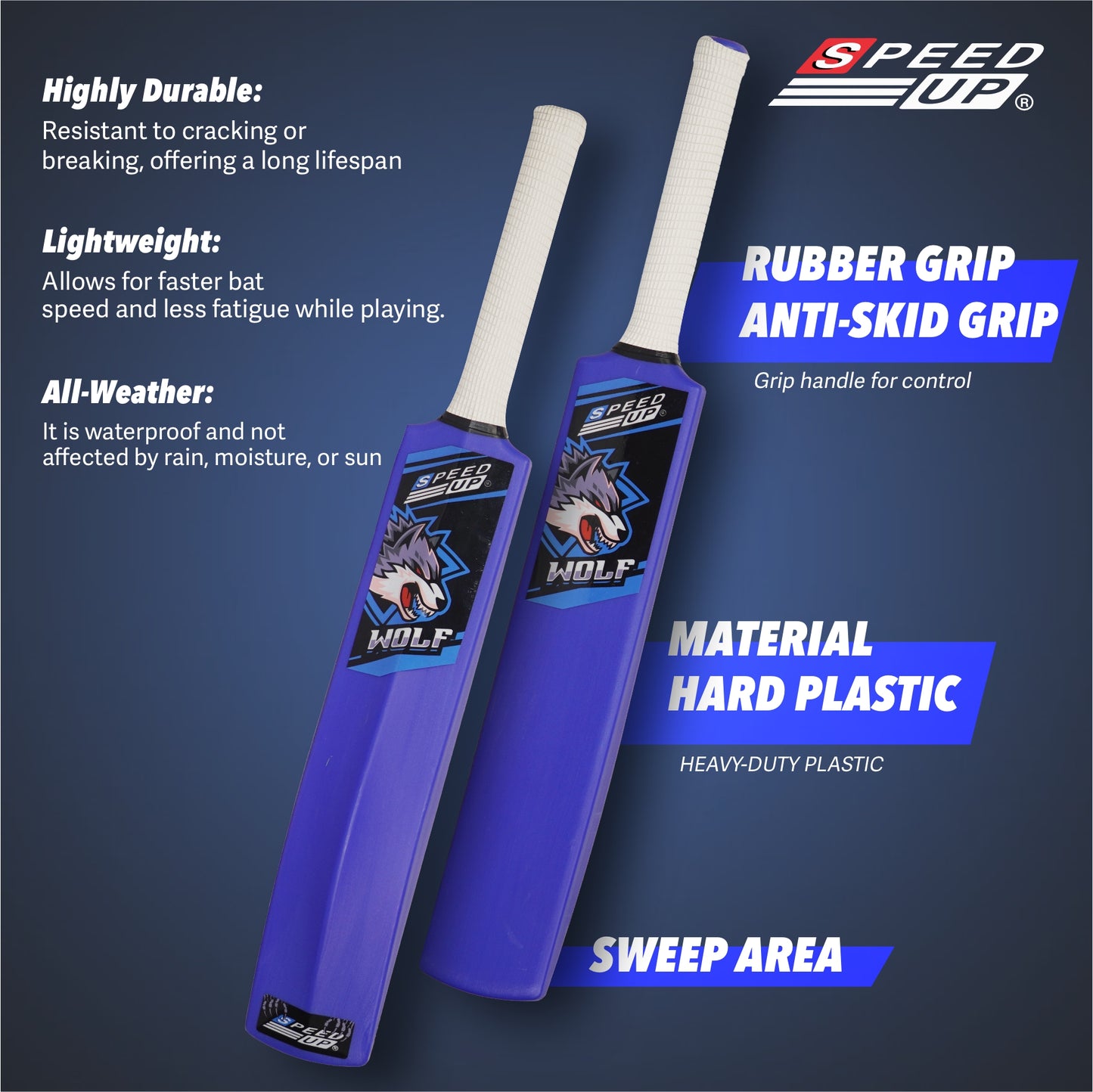 Speed Up Beast Cricket Bat Wolf Series