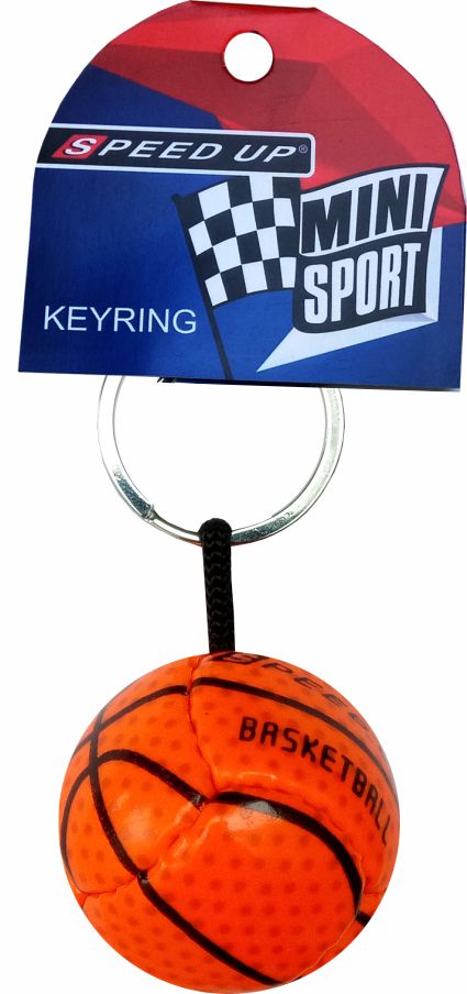 Speed Up Miniature BasketBall KeyRing