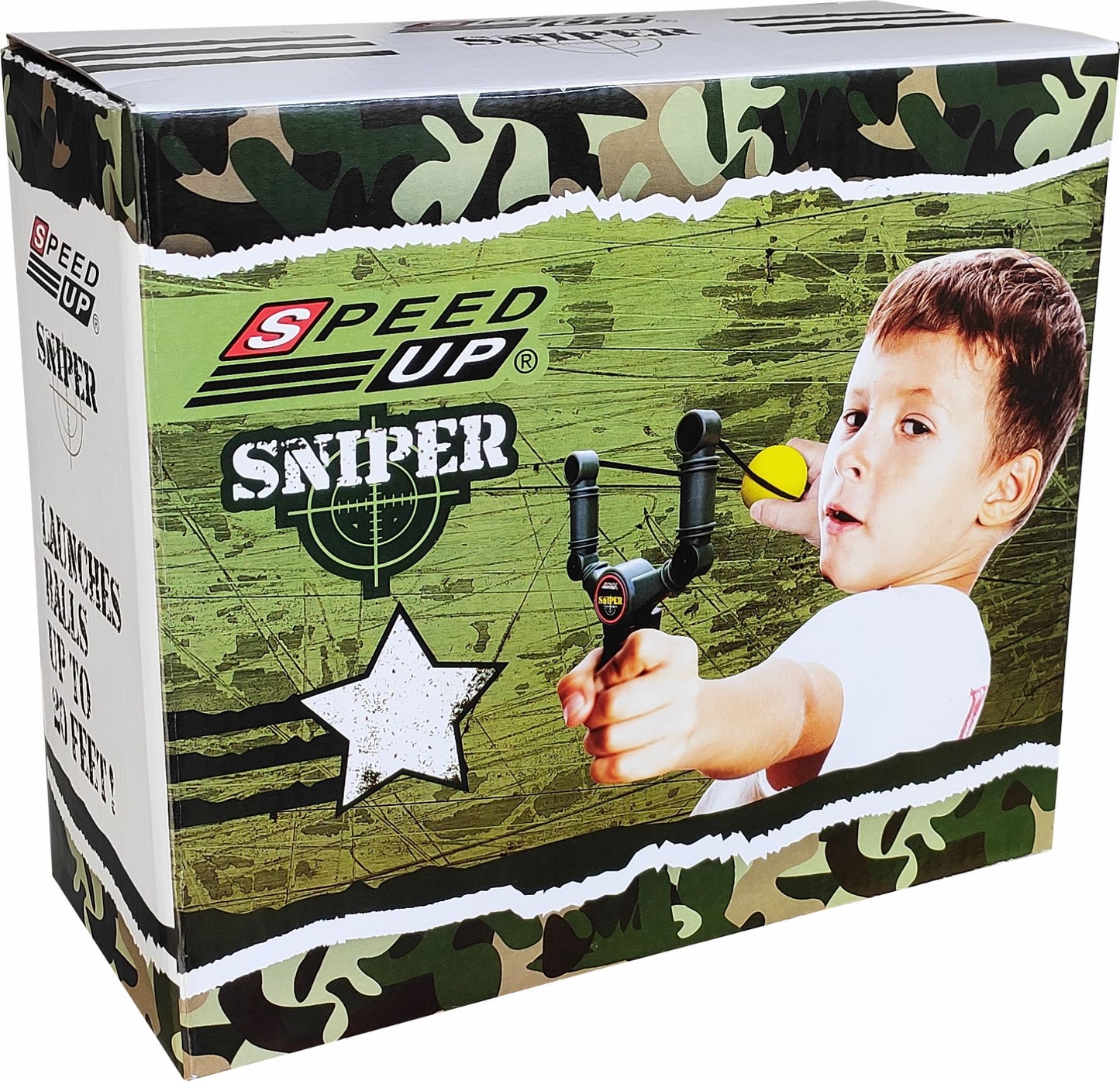 Speed Up Sniper with launcher & 3 soft balls