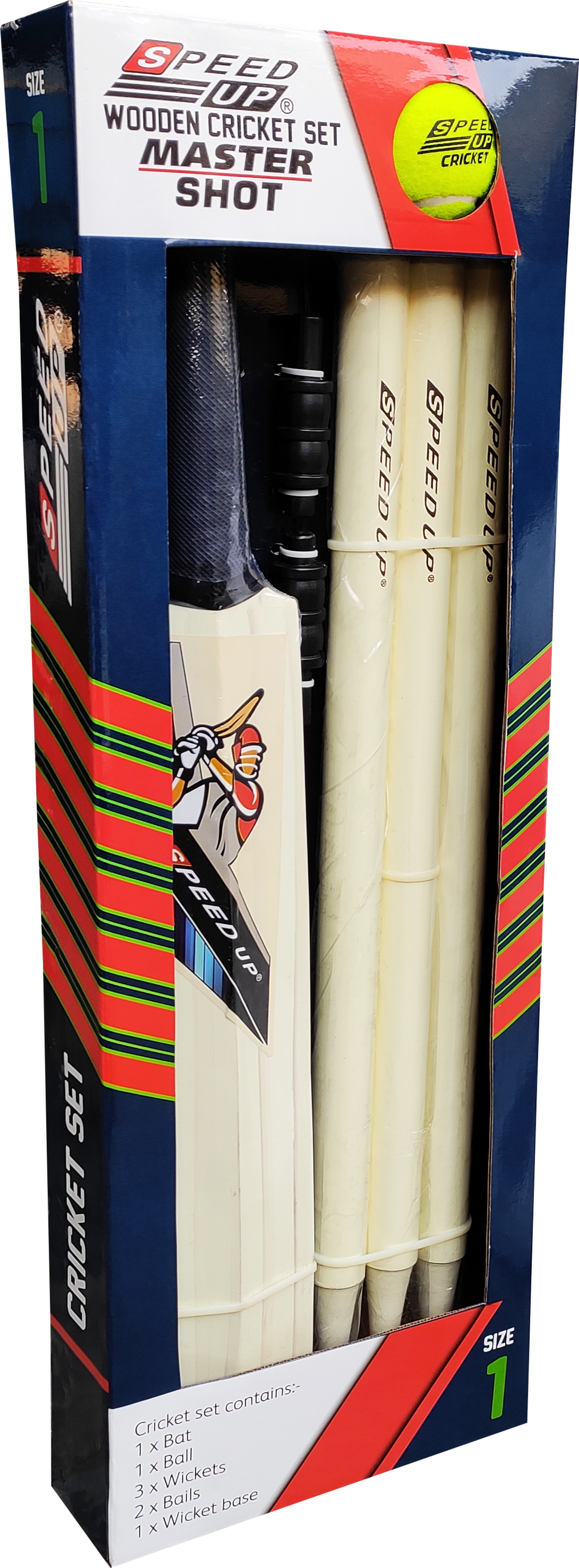 MasterShot Wooden Cricket Set