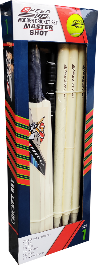 MasterShot Wooden Cricket Set
