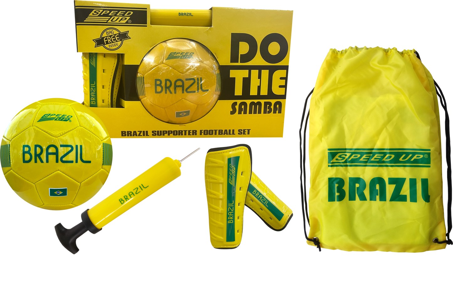 Brazil Supporter Football Combo Set