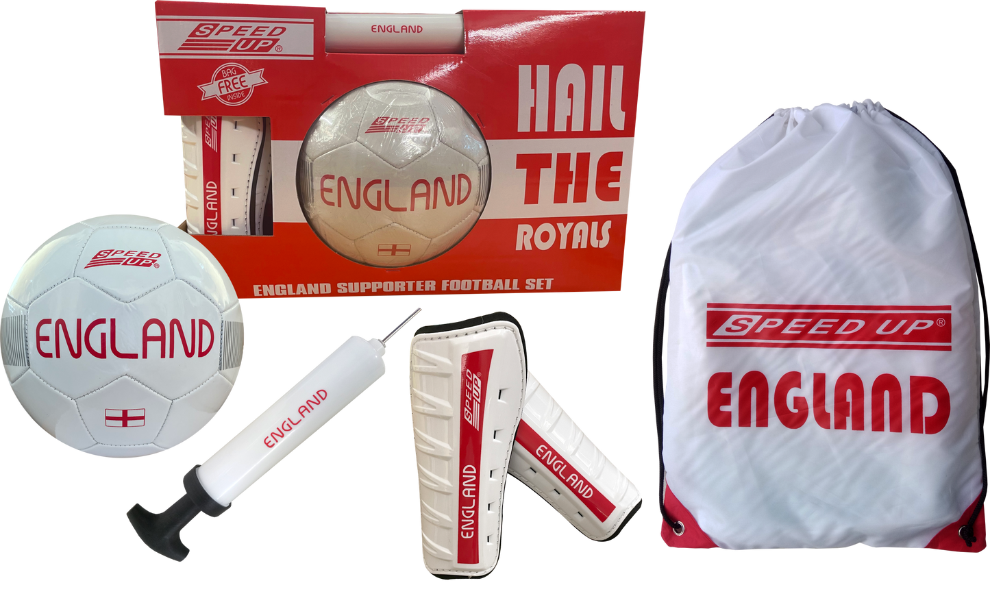 England Supporter Football Combo Set