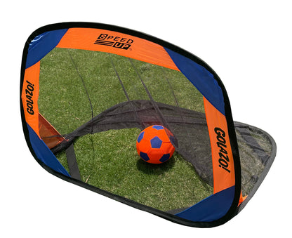 SpeedUp Junior Golazo Pop-Up Goal with Size 3 Soft Indoor Football