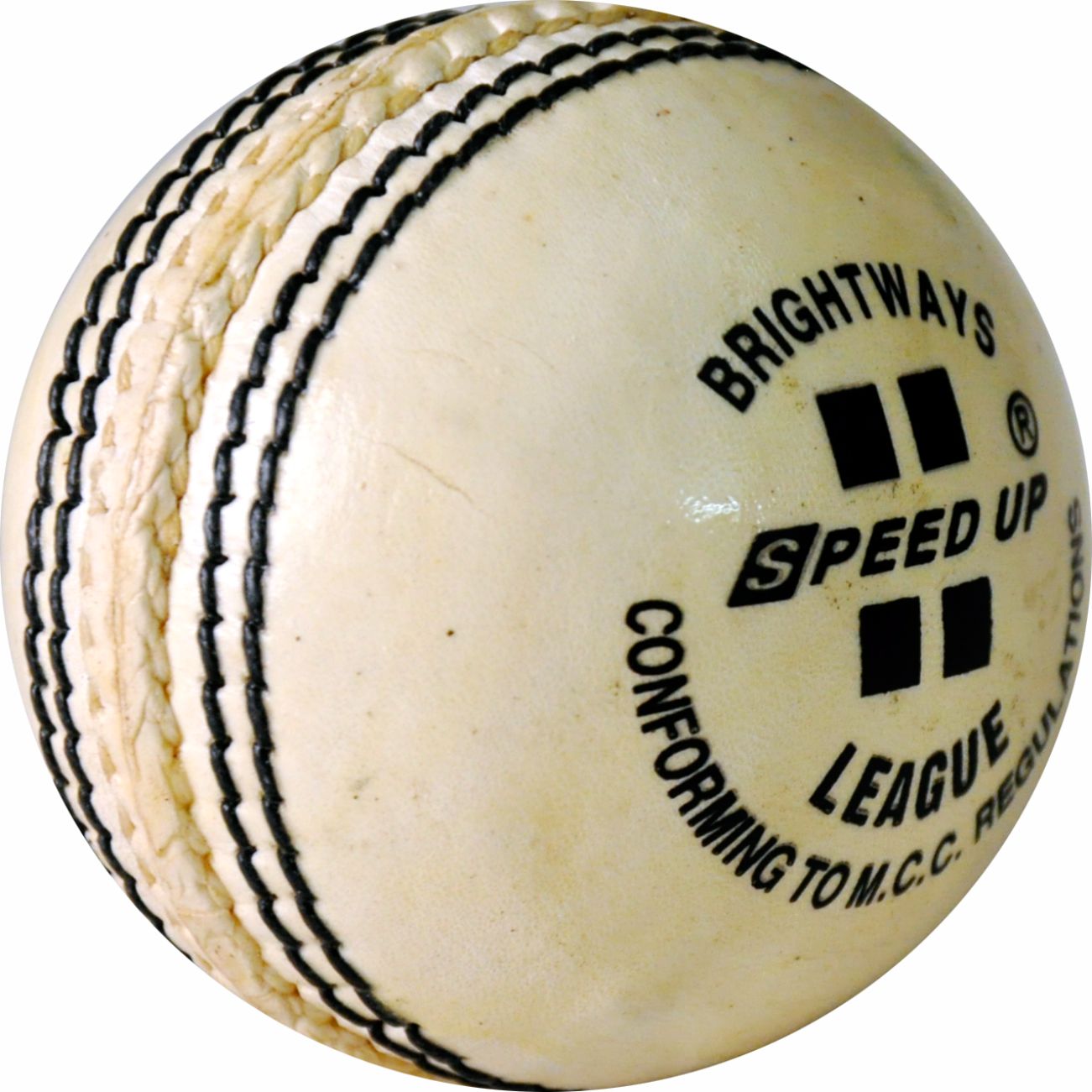Speed Up Leather Cricket Season Ball-White
