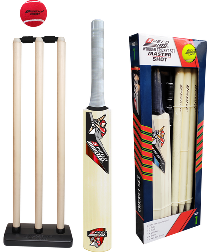 MasterShot Wooden Cricket Set