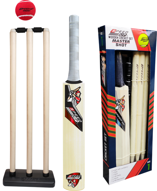 MasterShot Wooden Cricket Set