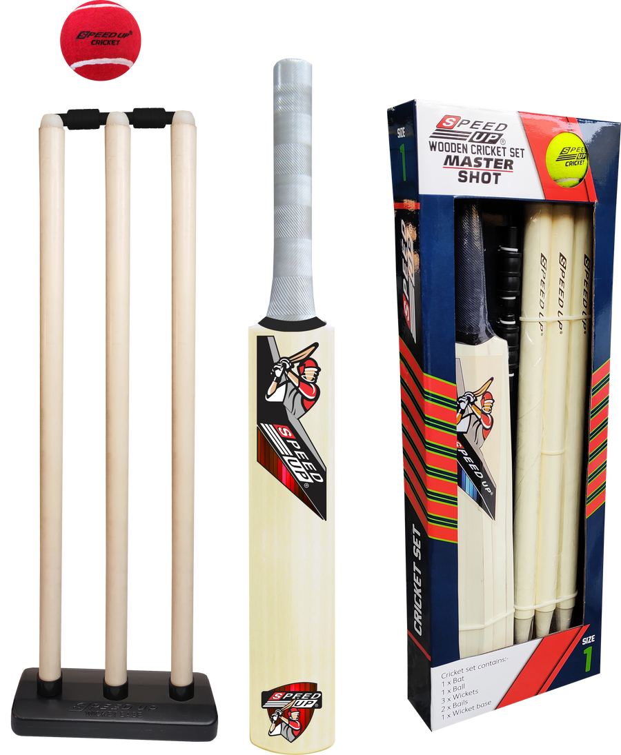 MasterShot Wooden Cricket Set
