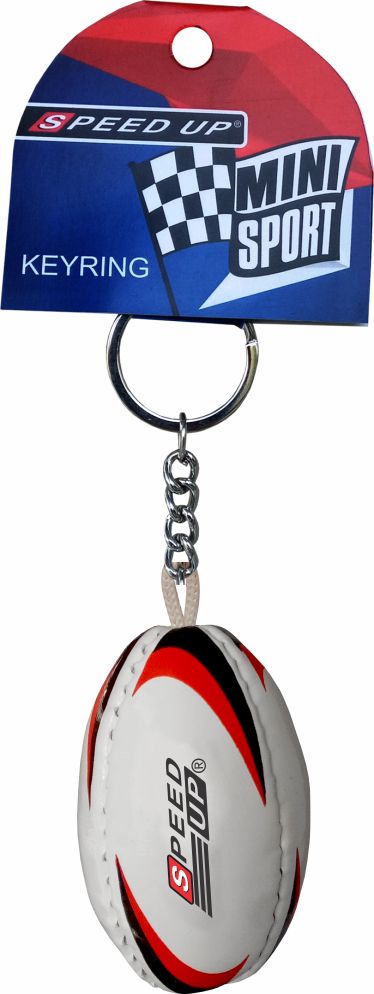 Speed Up Miniature RugbyBall KeyRing